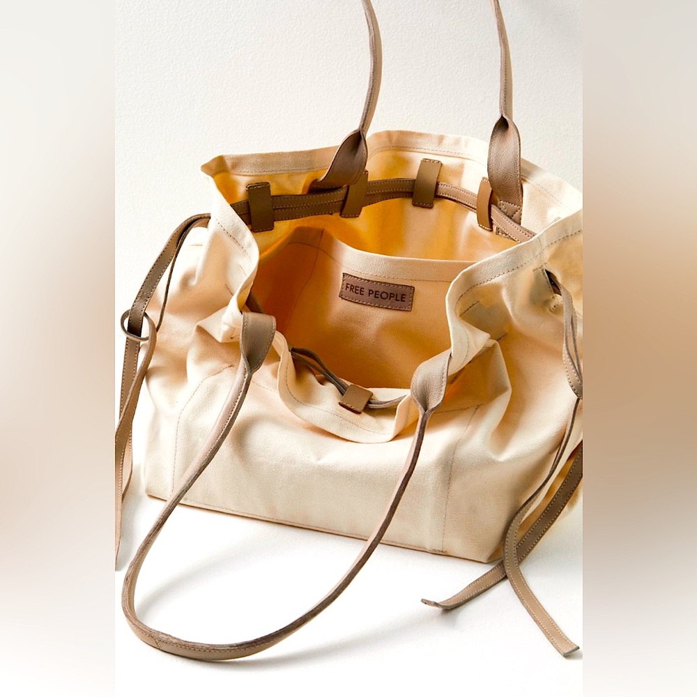 Free People Daybreaker Tote Bag Purse // NWT // Saltwater // We The Free - Picture 4 of 11